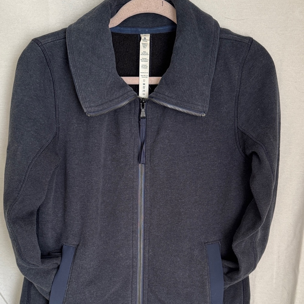 L.L. Bean Charcoal Full-Zip Jacket